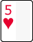 5 de corazones